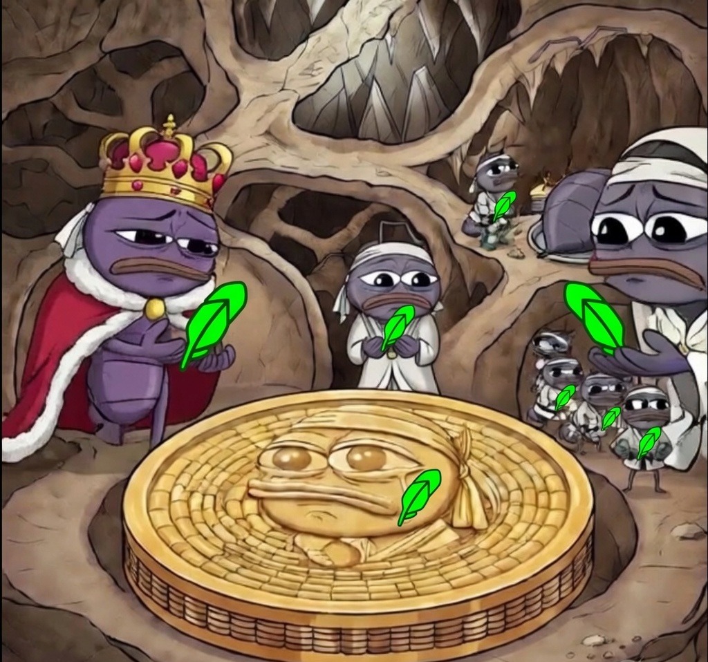 Ant king with the golden colony coin