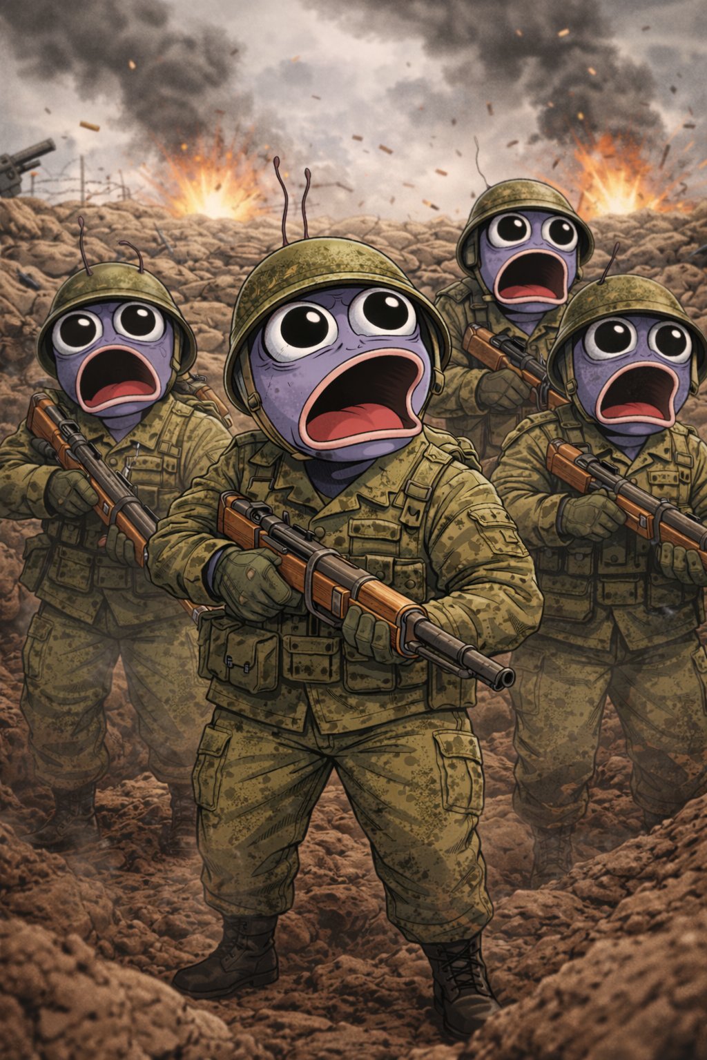 Ant general rallying the troops